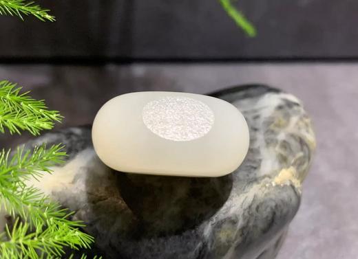 【御珠宫坊】羊脂白玉子料平安扣 商品图1