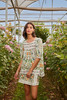 Farm Rio - Folk Floral Mini Skirt - Off-White - 女装 - 短裙 - 白色 商品缩略图1