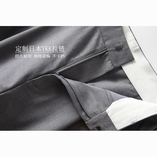 「自」全新升级【铂金会员146/天猫199/差价53】(04643)洛诗琳高腰西装五分裤2025夏薄款宽松直筒显瘦阔腿中裤女 商品图4