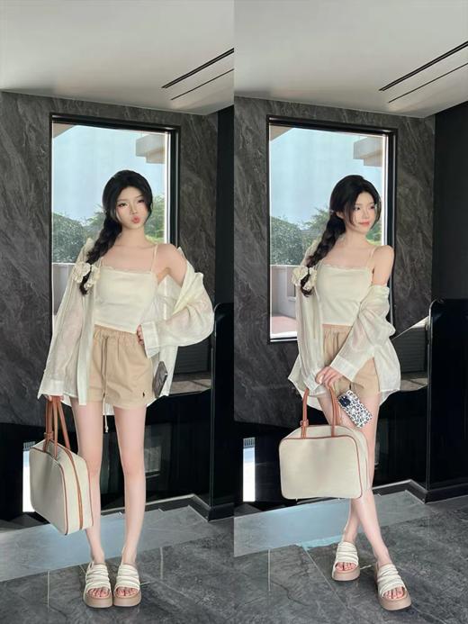 穿搭博主的秘密㊙️！【足弓厚底增高一字拖鞋】原地增高5.5cm‼️妥妥的大长腿‼️ 商品图3