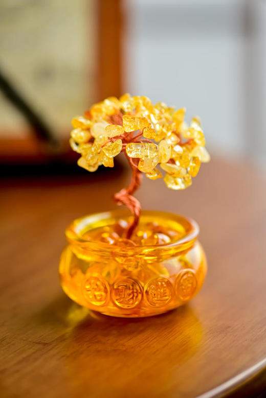 🔥市场最高版本！【聚宝盆水晶发财树】招财转运利器，富贵挡不住，财源滚滚来，水逆宝子必入❗让好运「树」之不尽！ 商品图13