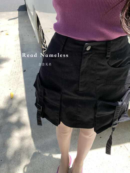 Read Nameless /紫色遮副乳吊带+黑色工装短裙 2025/6/19 商品图11