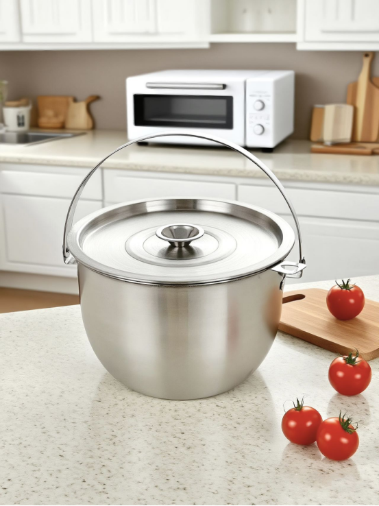 🌼39.9居家厨房好帮手真的好实用💥比陶瓷油盆更耐用的🌟【PONEL不锈钢猪油罐】💥一罐搞定炼油/滤渣/存储，防尘防烫还省心！