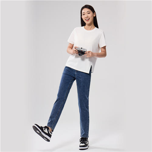 佐丹奴女装25年新款【冰冰系列】抗菌凉感T恤衫05325233 商品图7