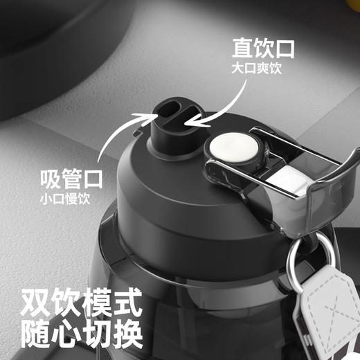 bablov大容量水杯男大号运动水壶健身耐高温吨吨桶女夏天便携杯子 商品图2