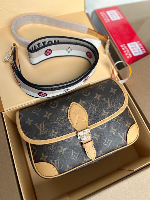 D061826新款法棍包老花腋下包单肩斜跨女包 商品图5