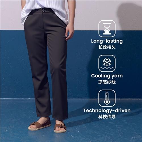 佐丹奴男装25年新款冰冰裤（标准窄脚版型休闲裤）01115026 商品图1