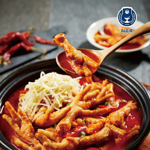 淘麦熊韩式火辣鸡爪（自热）400g 商品图0