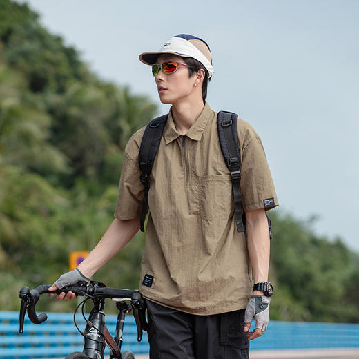 答应我‼️不要再花几百💰去线下买这款【速干五分裤/半拉链短袖T恤】夏天怕热的话必入‼️ 商品图3