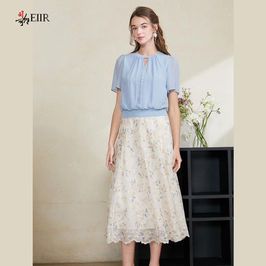 司歌刺绣绣花半裙伞裙优雅C911134X 商品图4