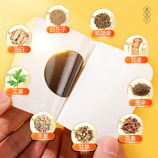 雷允上三伏贴 多味草本材料研磨 轻薄透气 15贴/盒 商品图1