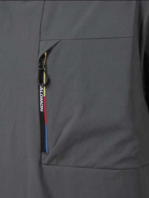 Salomon萨洛蒙户外山野型格UNI BLAST系列 时尚简约宽松速干圆领短袖口袋多舒适T恤 男女同款！ 商品图8