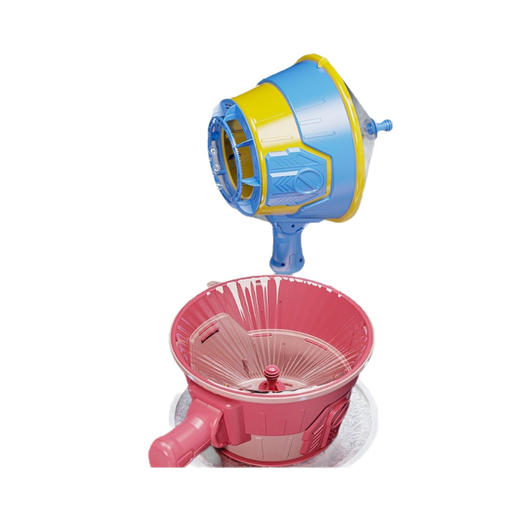 【无需电池 一拉一放 泡泡满天飞】新奇特空气炮吹泡泡机 手持烟花加特林玩具 一键发射一首控压 空气泡泡机玩具 商品图4