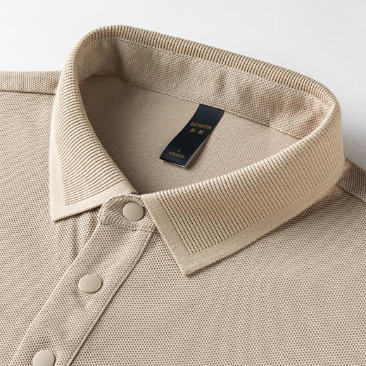 【100棉】罗蒙男士夏季薄款Polo衫休闲透气t恤男士polo衫通勤短袖t恤男士t恤 商品图8