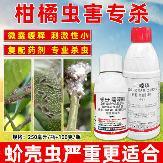 螺虫噻嗪酮二嗪磷微囊悬浮剂组合花生地下害虫蛴螬缓释熏蒸杀虫剂 商品图1