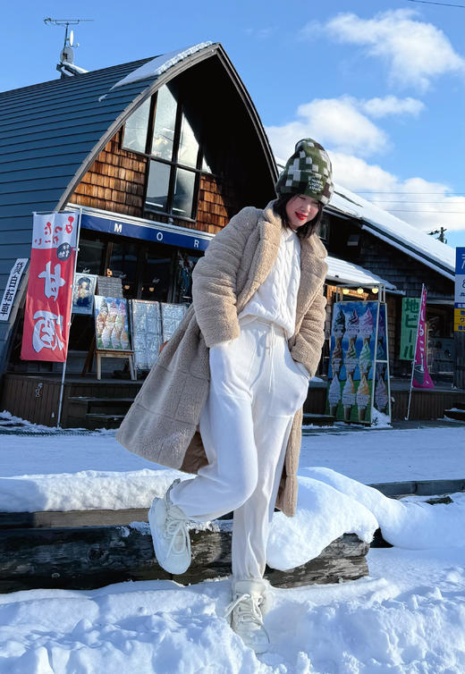 westory2023秋冬新款雪地靴女羊皮毛一体防滑厚底加厚保暖雪地靴W23DS83831 商品图5