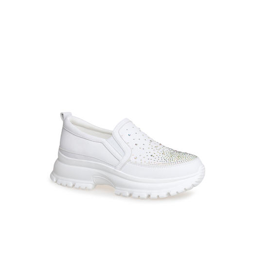 豪麟名鞋奥莱迪嘉女鞋时尚休闲鞋牛皮革DJXXA52WX050白色  原价1960元 商品图0