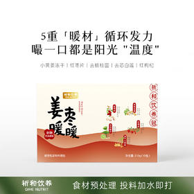 姜枣暖暖：祈和饮养破壁机姜枣暖暖料理包营养早餐去寒搭配五谷杂粮组合原料310g（10小包）