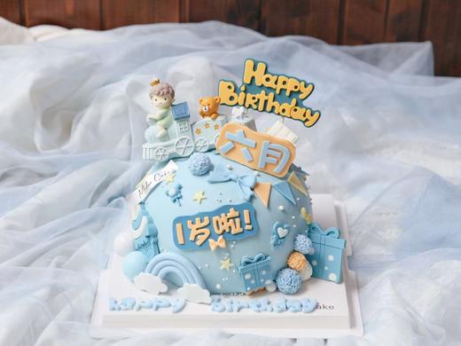 男孩款 火车可爱男孩 蓝色系 周岁宝宝 商品图2