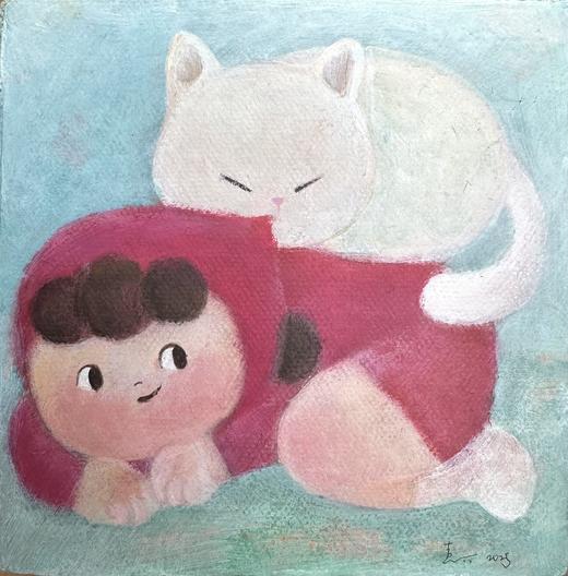 袁贝贝《小憩》原作 商品图0