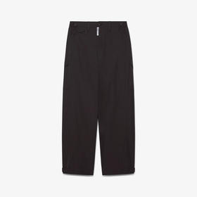 GCDS 男士字母徽标标签混纺棉质休闲裤 黑色 B1CM2906TM2 99