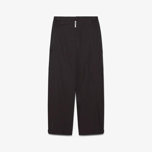 GCDS 男士字母徽标标签混纺棉质休闲裤 黑色 B1CM2906TM2 99 商品图0