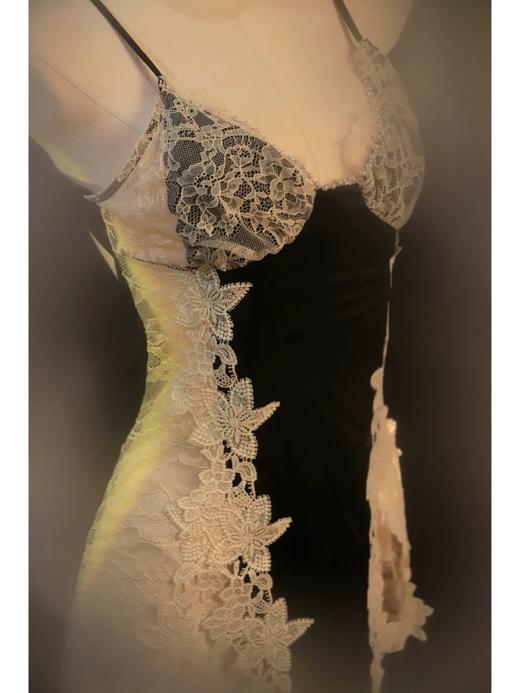 🔥【伊能静同款💓性感法式纯欲睡裙】点燃枕边人的心机性感睡裙😉一定要入！‎美到犯规！⁡！ 商品图6