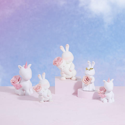 【Baby宝贝公仔】ROSEONLY诺誓 永生玫瑰 公仔系列 ROSEONLY Baby宝贝系列 Baby宝贝系列 甜心兔  唯爱独角兽 小 中 大 送朋友 送闺蜜  告白礼物  纪念日礼物 商品图2