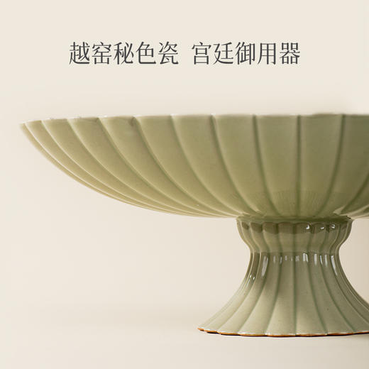 吴山有美 非遗越窑秘色瓷 水纹对杯/水纹对盘 非遗工艺美术大师监制 国风雅器 商品图8