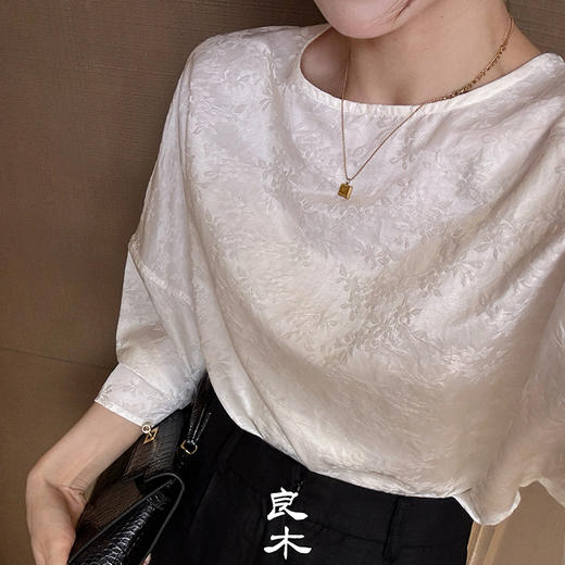 【预售7天】良木礼真丝上衣（327004） 商品图2