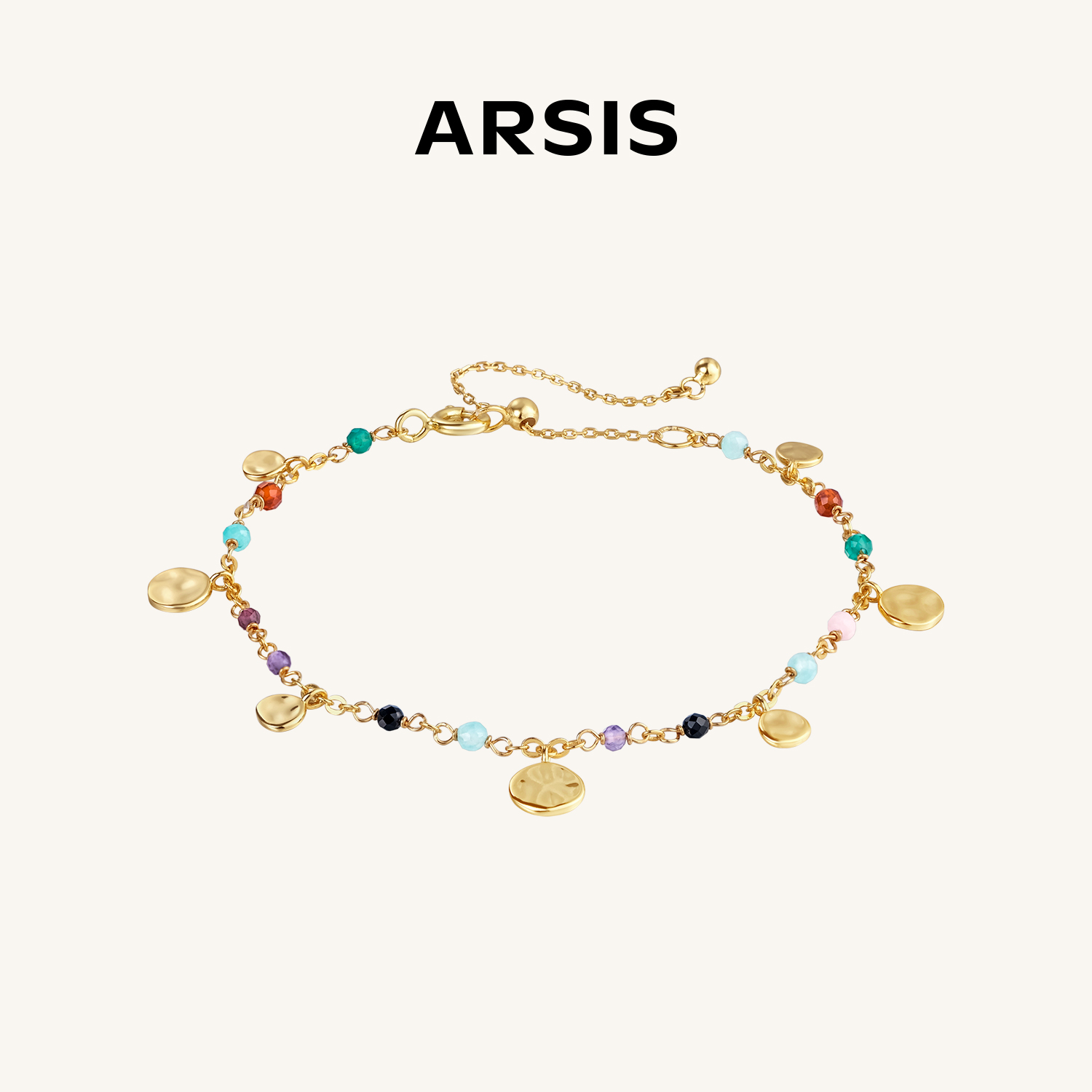 ARSIS银饰丨 秘密花园系列 缤纷派对手链