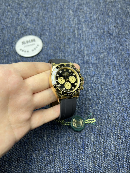 亲民版 劳力士宇宙计型 包边陶瓷圈 新款迪通拿系列 余文乐迪 黄金迪 迪通拿黑盘钻面 男士腕表 商品图2