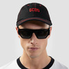 GCDS 男士字母徽标刺绣棉质棒球帽 黑色 A2OU5803AB9 45 商品缩略图3