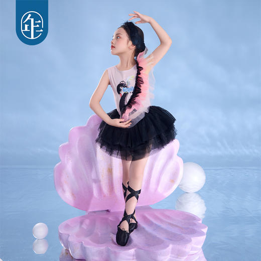 【年衣】2025年夏季新款甜美泳装速干防晒无袖蓬蓬裙天鹅舞会泳装 商品图3