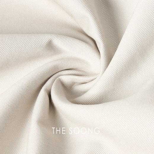 THESOONG"侘寂至简"纯棉动态双褶可调节针扣塑型中腰短裤WKZ6850 商品图4