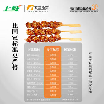 上鲜 掌中宝串 480g 冷冻 烧烤串 鸡软骨串膝软骨半成品 春节也送货 商品图1