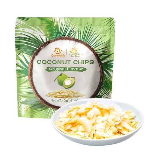 【原味椰子片】甄选泰国南部优质椰子 非油炸膨化 原浆浸泡 纯真椰香，自然滋味AA 商品图2