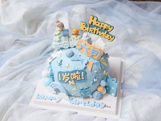 男孩款 火车可爱男孩 蓝色系 周岁宝宝 商品图1