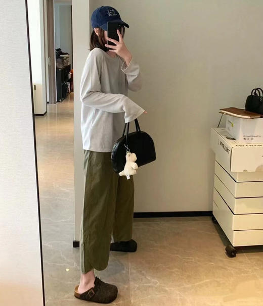 日单超薄酵棉花苞裤阔腿裤061807 商品图7