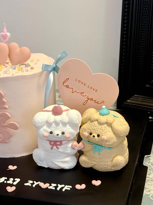 订婚蛋糕（提前6小时预定/含有翻糖/蛋白糖成分） 商品图1