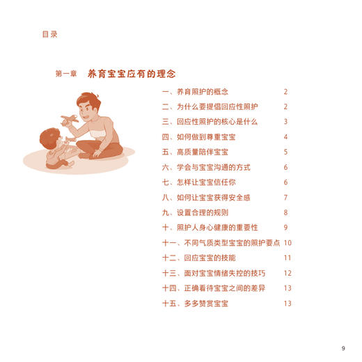 0～3岁婴幼儿养育照护——实用技能 童梅玲 内容包括回应性照护的理念日常护理技能喂养技能睡眠安抚运动与活动推荐人民卫生出版社 商品图4
