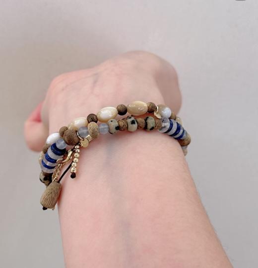 青岛饰品源头工厂！董洁同款 ZIXI*U子*休【新中式宇宙多宝手链/小猫眼手链】2款可选！天然石材+加上沉香加持，质感拉满！ 小号16cm 大号18cm，男女生都能驾驭~ 商品图3