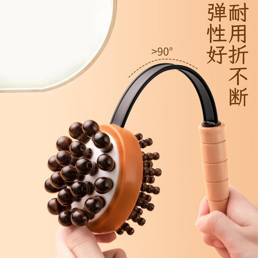 实木按摩捶敲打气囊敲背捶打经络健康养生捶背肩颈按摩神器 商品图4