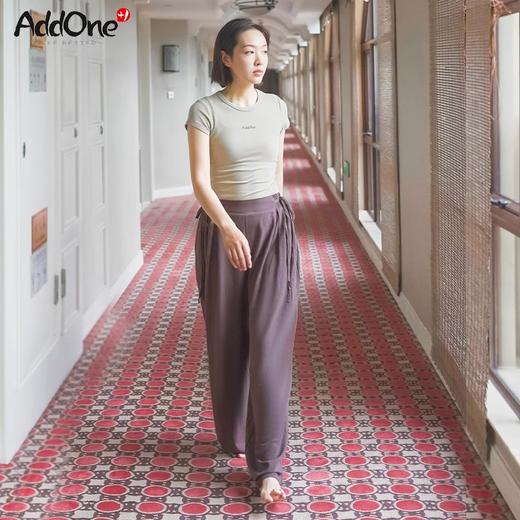 AddOneYoga·+1瑜伽休闲时尚高腰侧腰系带阔腿长裤 商品图4