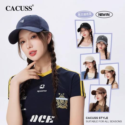 CACUSS帽子女夏季软顶棒球帽男户外运动遮阳帽大头围显脸小鸭舌帽｜品牌直发 商品图3
