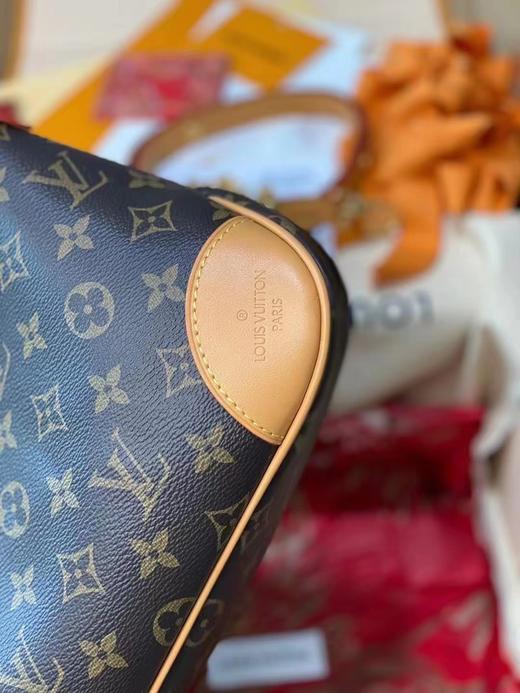 D061827春夏百搭新品老花满印牛角包斜挎单肩包 商品图5