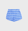 Sporty & Rich - Src Terry Short - Juniper Striped - 女装 - 短裤 - 蓝色条纹 商品缩略图1