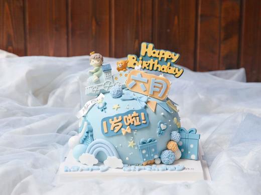 男孩款 火车可爱男孩 蓝色系 周岁宝宝 商品图0