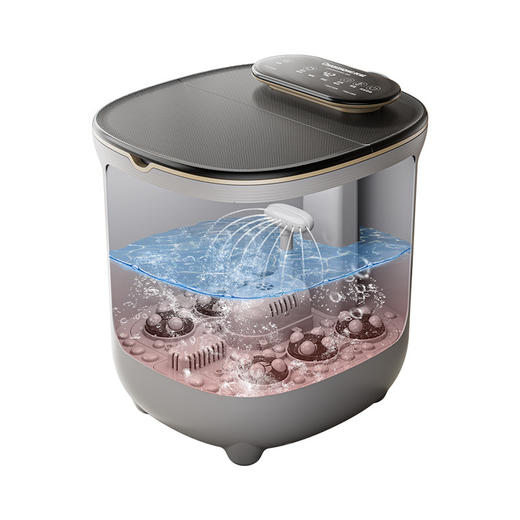【全自动蒸泡淋按摩泡脚桶】家用加热电动按摩洗脚足浴盆 恒温足浴桶  商品图4