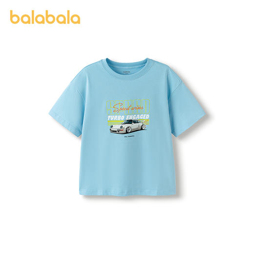 巴拉巴拉男童短袖t恤儿童打底衫2025新款童装夏大童上衣百搭舒适 商品图4